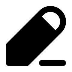 Pencil Icon Illustration