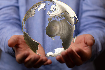 global network and data exchanges over the world © vegefox.com