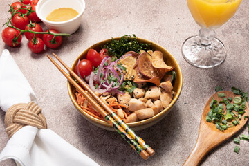poke bowl traditional Hawaiian food