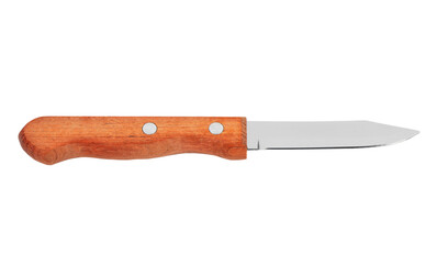 Kitchen knife on white