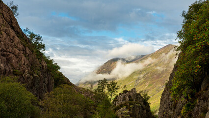 Glen Coe, 3 Sisters, Mountains, Scotland, Landscape, Nature, Forest, Sky
