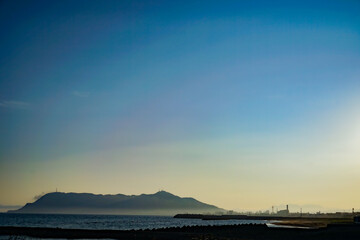 Obraz premium 函館山と函館の夕景