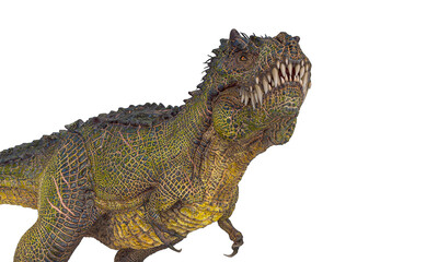 dinosaur monster is smelling food