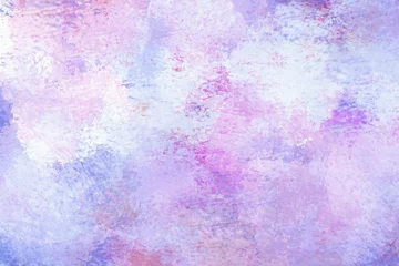 Foto op Plexiglas Pantone 2022 very peri abstracte aquarel achtergrond met ruimte, lichte grunge textuur in trendy zeer peri kleur, roze, violet pastel behang met verfstreken, lavendel minimalistische grunge art