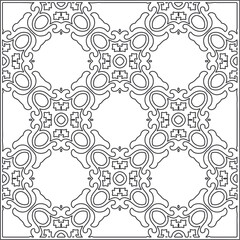 Repeating geometric tiles from striped elements.Modern geometric background with abstract shapes.Monochromatic Repeating Patterns.black and white striped pattern for design.