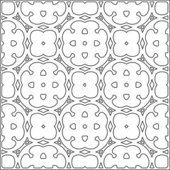 Repeating geometric tiles from striped elements.Modern geometric background with abstract shapes.Monochromatic Repeating Patterns.black and white striped pattern for design.