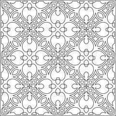 Repeating geometric tiles from striped elements.Modern geometric background with abstract shapes.Monochromatic Repeating Patterns.black and white striped pattern for design.