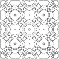 Repeating geometric tiles from striped elements.Modern geometric background with abstract shapes.Monochromatic Repeating Patterns.black and white striped pattern for design.