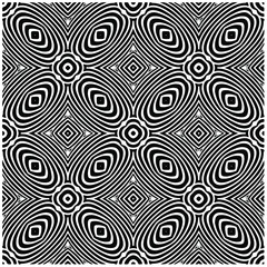 Vector geometric seamless pattern.Modern geometric background with abstract shapes.Monochromatic Repeating Patterns.Endless abstract texture.black and white image for design.