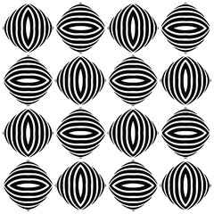 Vector geometric seamless pattern.Modern geometric background with abstract shapes.Monochromatic Repeating Patterns.Endless abstract texture.black and white image for design.