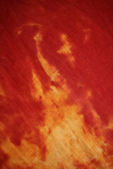 Red and yellow textile psychedelic design close up background high quality big size prints