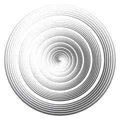 Halftone Vector Spiral Pattern. Design element