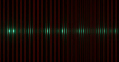 Render with vertical red horizontal stripes and green highlights