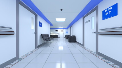 病院の廊下