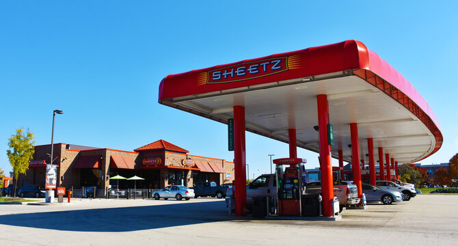 Sheetz Gas Station, Manassas, Virginia, USA