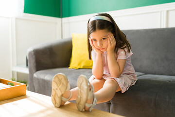 Annoyed kid wants someone to play with