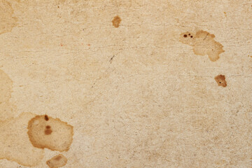 Aged rough weathered paper, dirt stains, spots, brown cardboard texture, vintage background