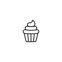 Cup Cake icon,Cup Cake sign vector