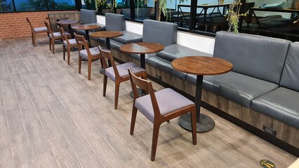 tables and chairs
