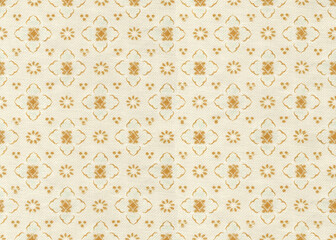 紋章のデザインがお洒落な、ヨーロッパ更紗の古裂