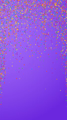 Obraz premium Festive fancy confetti. Celebration stars. Childis