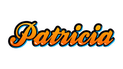 Nombre Patricia Gratis para diseño © Omar