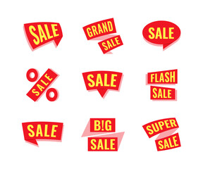 Set of Labels for Sale.