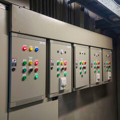 Electrical panel board motors control