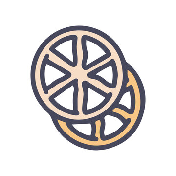 duros color vector doodle simple icon design
