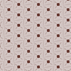 patrón con mosaico con cuadrados redondeados 