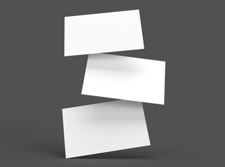 White isolate wallpaler background name card company office copy space empty blank mockup clean creative graphic design banner layout branding business contract professional information.3D render