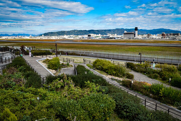 大阪・伊丹空港周辺の情景