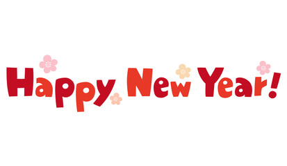 Happy New Year! 手書き文字