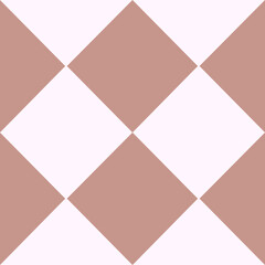 Tile portugal seamless pattern. Dusty rose color geometric background. Traditional azulejo repeat ornament. Vector monochrome square pattern. Abstract vintage print for fabric, packaging, floor design