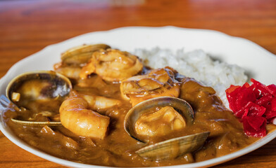 シーフードカレー