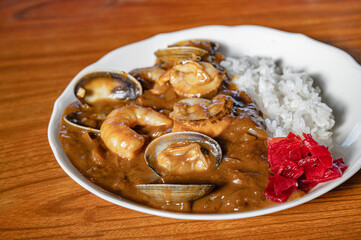 シーフードカレー