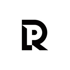 r p l rp pr rpl plr lrp initial logo design vector template