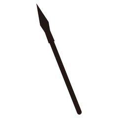 spear icon vector illustration sign