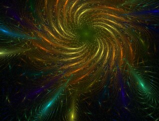 Imaginatory fractal abstract background Image