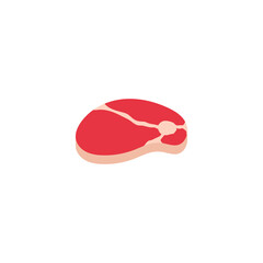 Meat icon design template vector isolated illustration