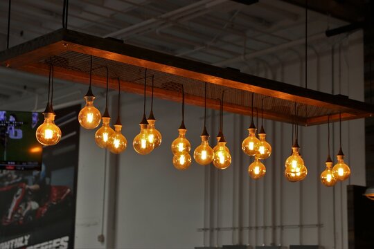 Hanging lights at K1 Race Track