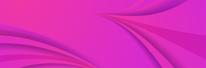 Modern colorful pink purple wide banner background. Abstract background for banner design. Web banner, texture, and header for website. Vector abstract graphic design banner pattern template.