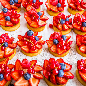 Tartelettes aux fruits rouges 