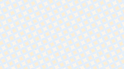 Circle and diamond abstract, Flower abstract