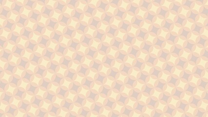 Circle and diamond abstract, Flower abstract