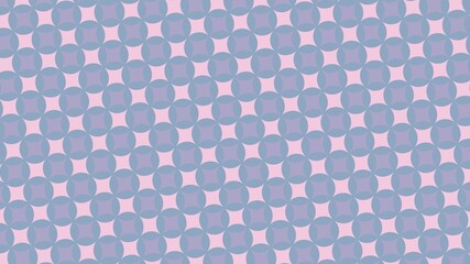 Circle and diamond abstract, Flower abstract