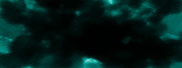 Abstract green, red smoke. Atmospheric and mystic smoke background. Cosmic star neon polar lights watercolor background. Creative blue and green shades hand drawn multicolor texture water color paint.