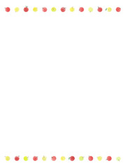 りんごとナシ、時々青リンゴ　上下フレーム（タテ）