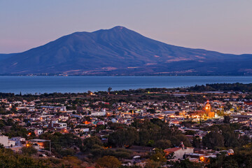 Lake Chapala in Jocotepec, Jalisco, Mexico