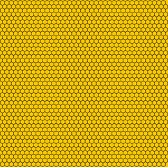 honeycomb. bee at honeycomb. vector illustratoin